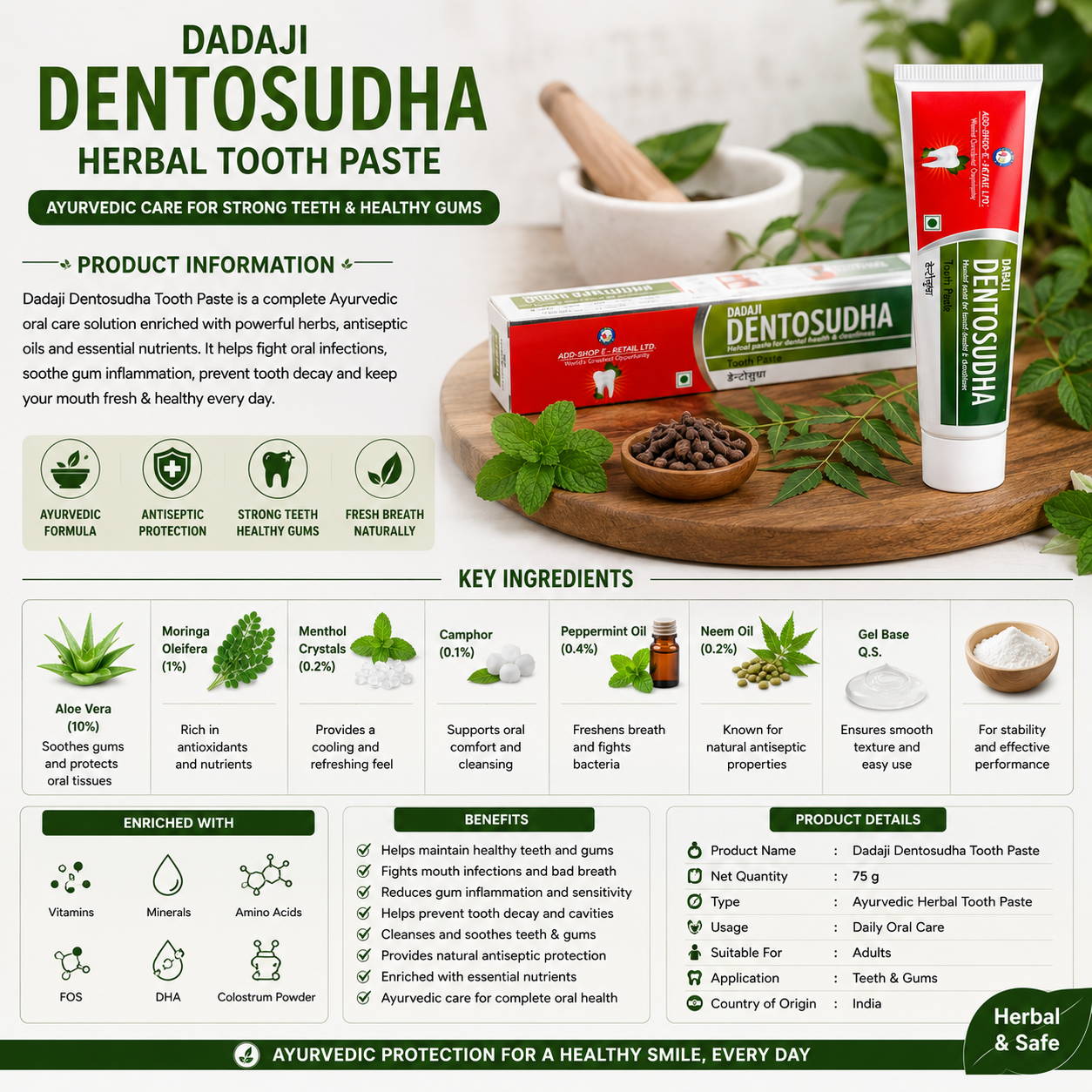 Dadaji Dentosudha Tooth Paste