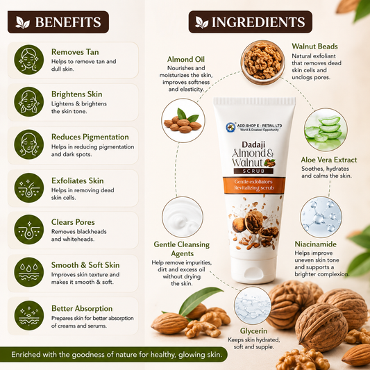 Dadaji Almond & Walnut Scrub