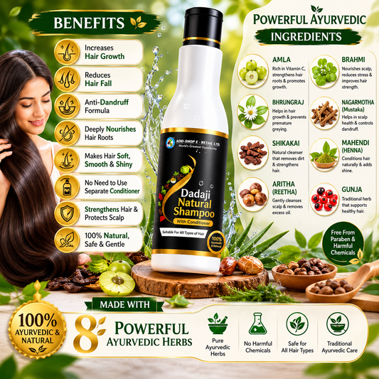 Dadaji Natural Shampoo with Conditioner