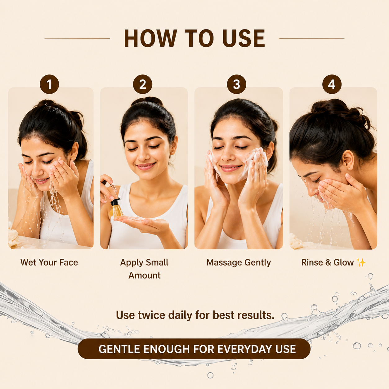 ASP Glow Sutra Rice Water Face Wash