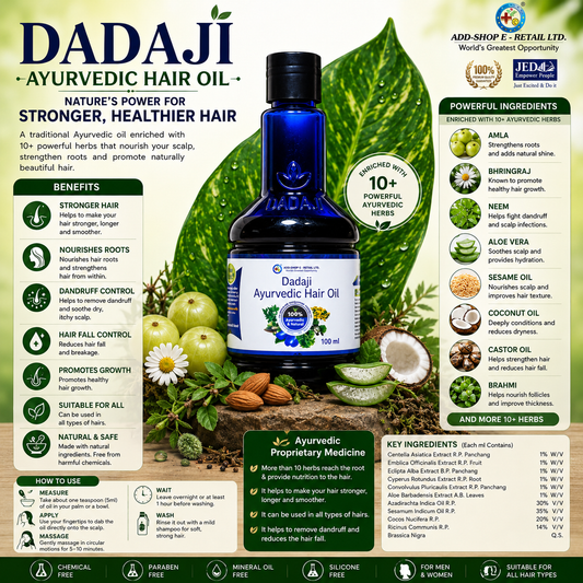 DADAJI Ayurvedic Hair Oil