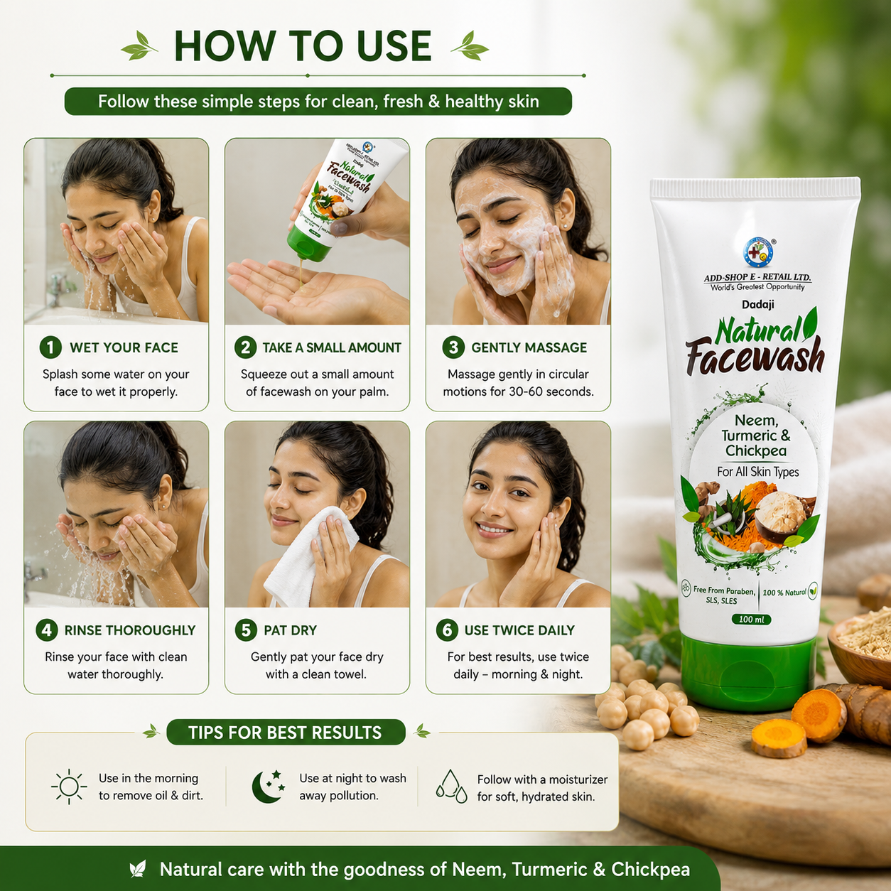 DADAJI Natural Facewash