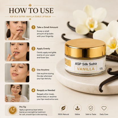 ASP Silk Sutra Vanilla Edible Lip Balm