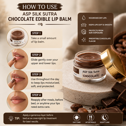 ASP Silk Sutra Chocolate Edible Lip Balm
