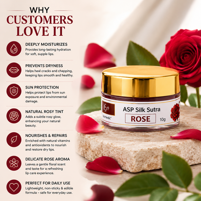 ASP Silk Sutra Rose Edible Lip Balm