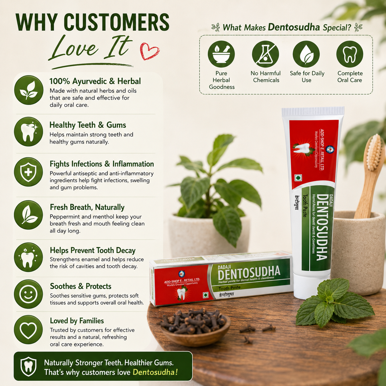 Dadaji Dentosudha Tooth Paste (150GM)