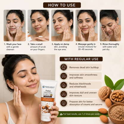 Dadaji Almond &amp; Walnut Scrub