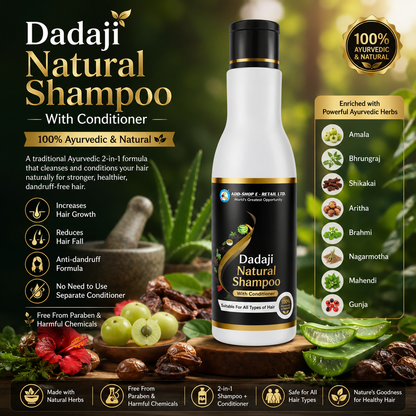 Dadaji Natural Shampoo with Conditioner