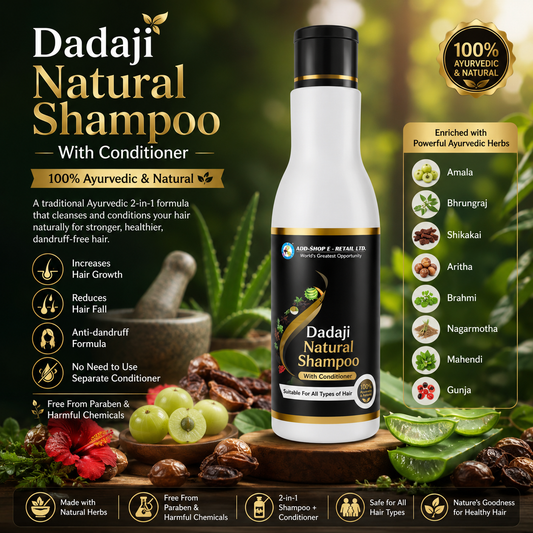 Dadaji Natural Shampoo with Conditioner