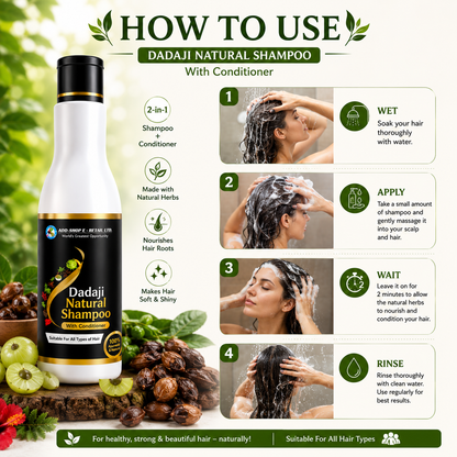 Dadaji Natural Shampoo with Conditioner