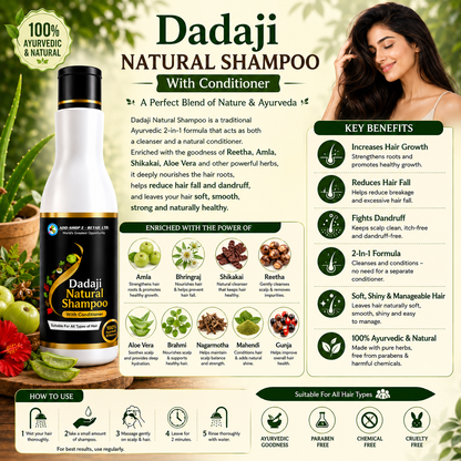 Dadaji Natural Shampoo with Conditioner