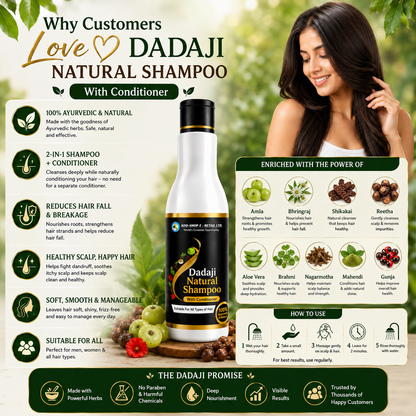 Dadaji Natural Shampoo with Conditioner