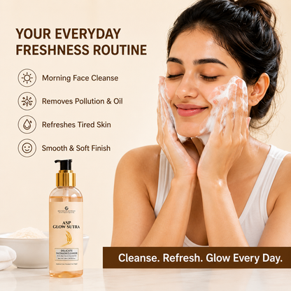 ASP Glow Sutra Rice Water Face Wash