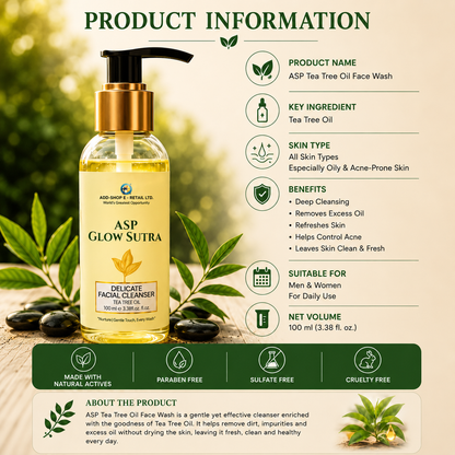 ASP Glow Sutra Tea Tree Face Wash