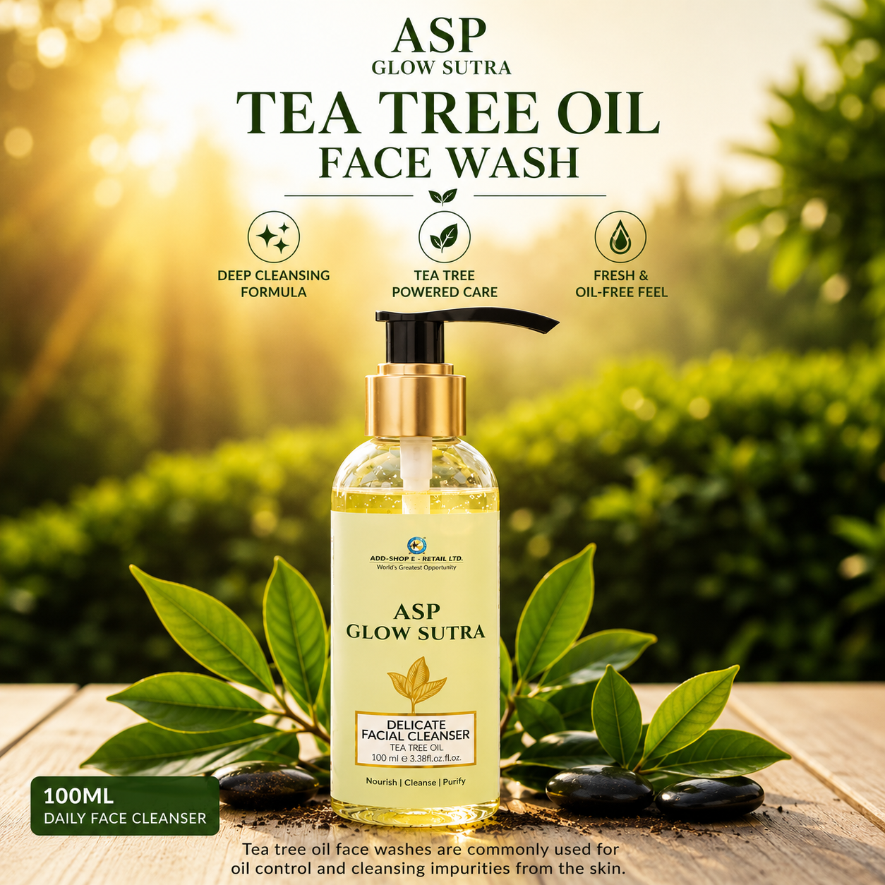 ASP Glow Sutra Tea Tree Face Wash