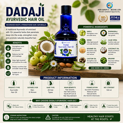 DADAJI Ayurvedic Hair Oil