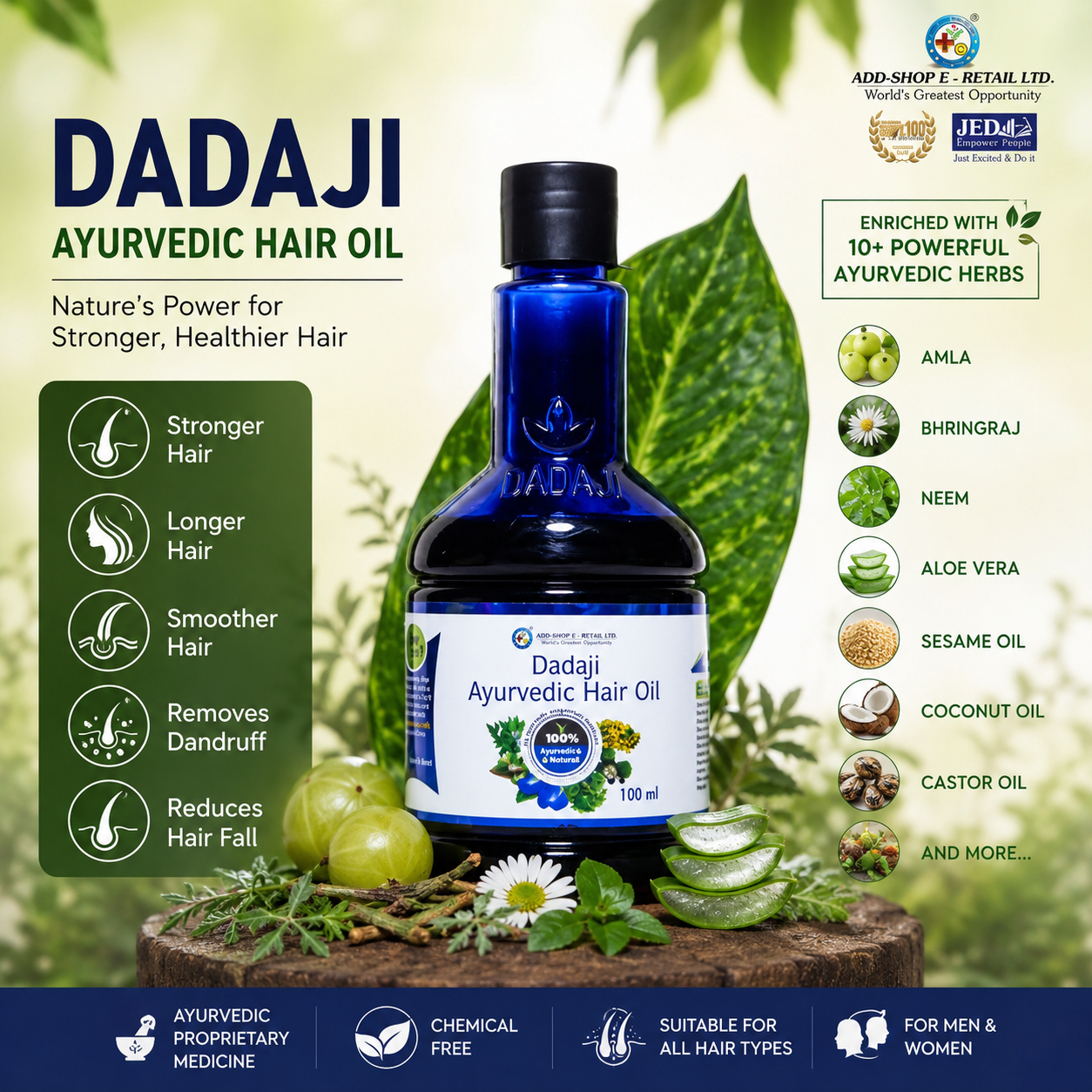 DADAJI Ayurvedic Hair Oil