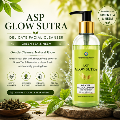 ASP GREEN TEA NEEM FACE WASH