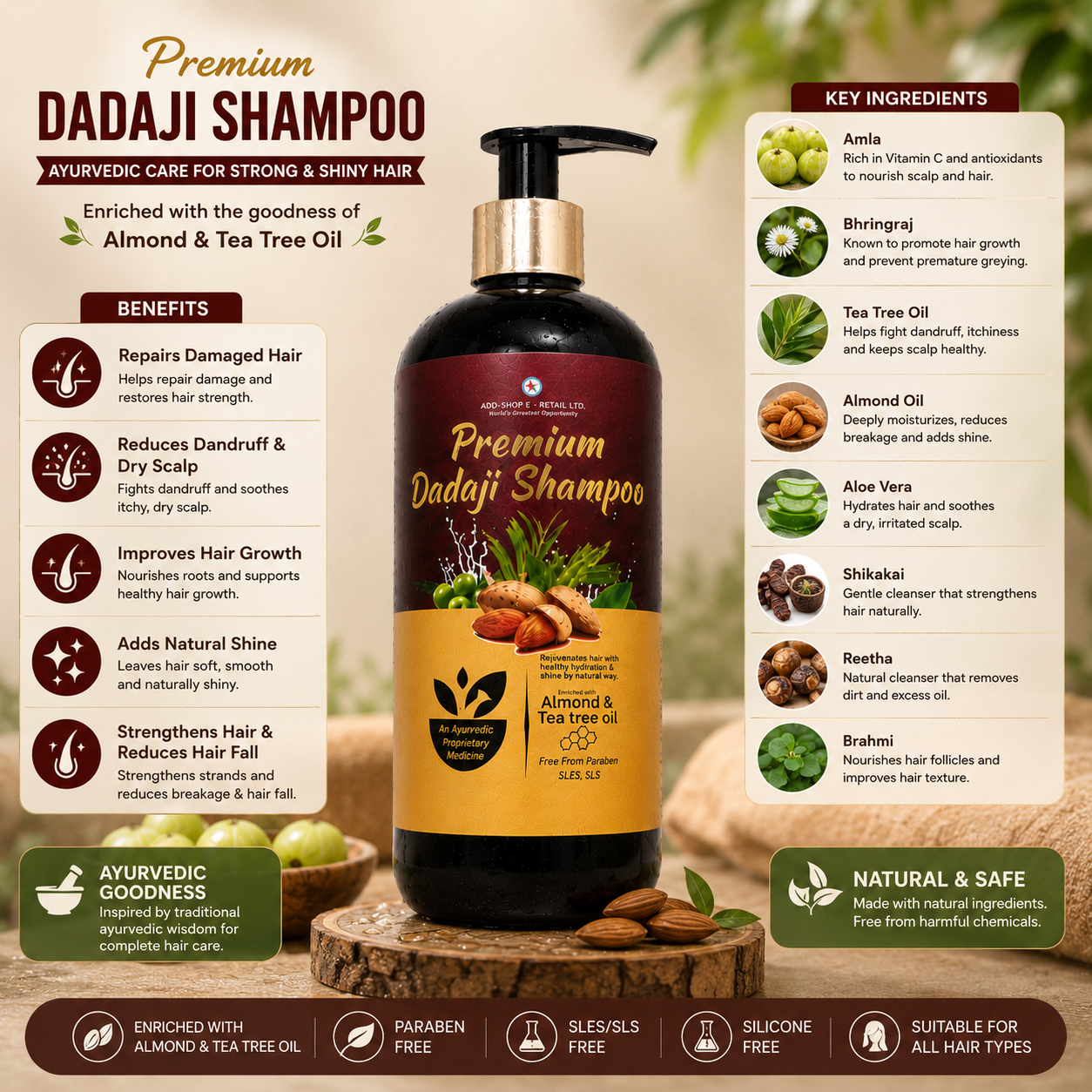 Premium Dadaji Shampoo