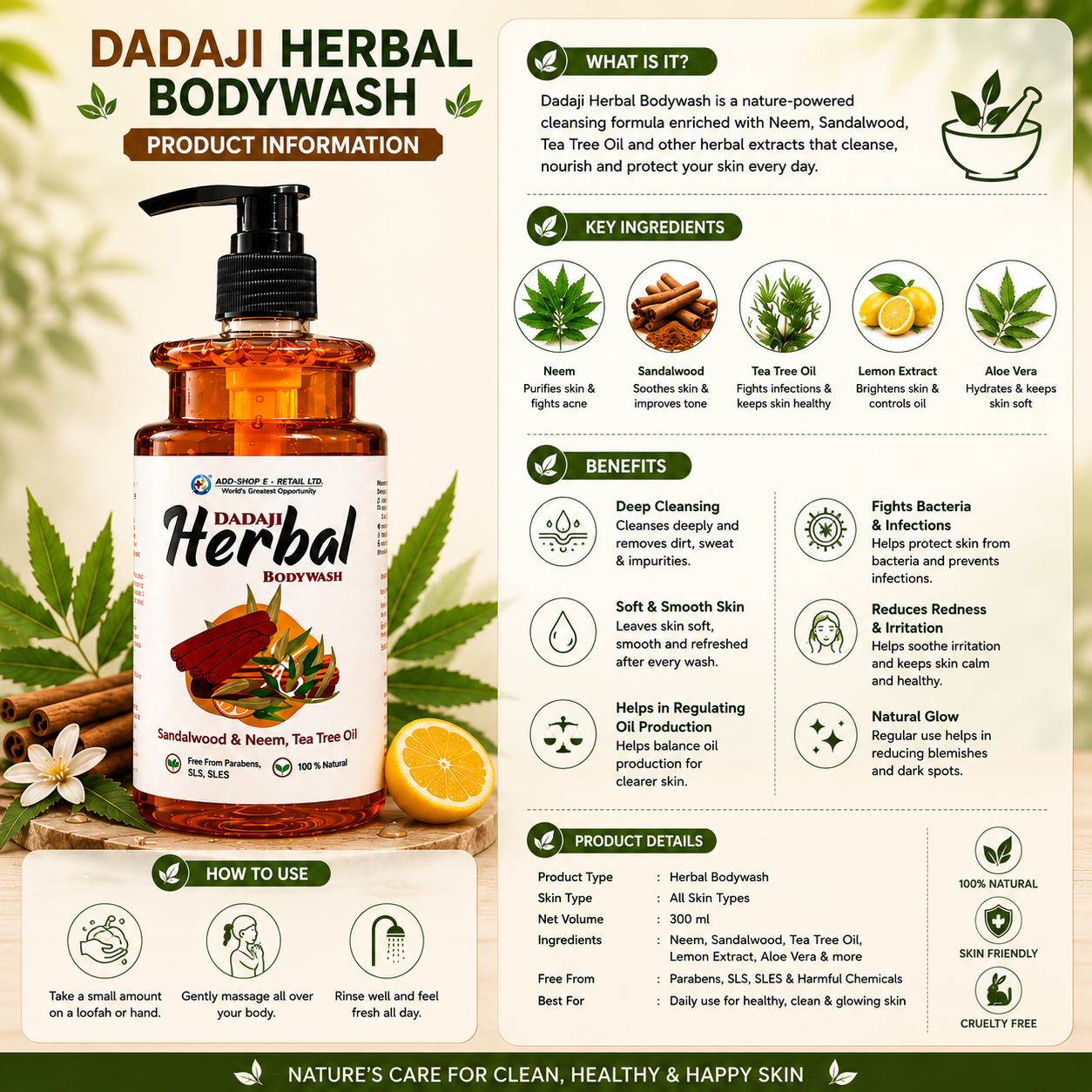 Dadaji Herbal Bodywash
