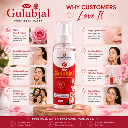 ASP Gulabjal Rose Water Spray
