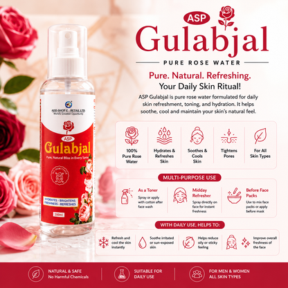 ASP Gulabjal Rose Water Spray